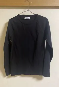 ブラック ラグランスリーブ Tシャツ サイズM