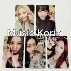 ITZY TUNNEL VISION MusicKorea トレカ 5枚セット