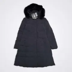 【新品タグ付】 現行✨フォックスファー ウエストフィットロングダウンジャケット