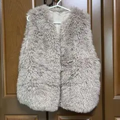 가짜 모피 조끼