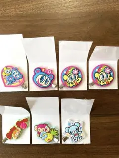 新品　ナルミヤキャラクターズ　ラバークリップ　7個セット