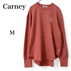 【カーニー】 トップス サマーニット カットソー 長袖 刺繍 綿混 コットン