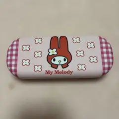 マイメロ 初期 缶ケース 1998年製 赤ずきん チェック柄 平成レトロ