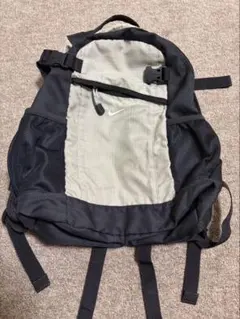 00s NIKE ripstop backpack gray black