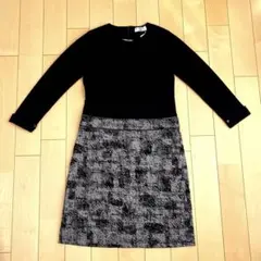 ⭐︎新品⭐︎ ジェイプレス　ドッキングワンピース　切替　ニット