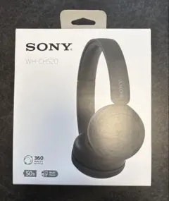 SONY ワイヤレスヘッドホン　WH-CH520 黒　ブラック