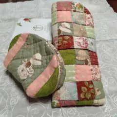 スーちゃんのメガネケースとミニキルトポーチの2点セット