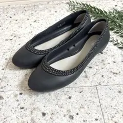 最終crocs リナディアマンテ フラットシューズ ブラック W9 25.0cmのサムネイル