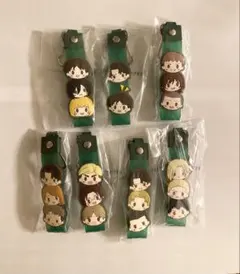 進撃の巨人1番くじぽこっとチャームコンプリートセット、シークレット込 一番くじ 進撃の巨人 I賞 ぽこっとちゃーむ シークレット 全8種