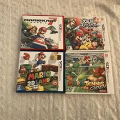 Nintendo 3DS ソフト スマブラ　マリオカート7 テニス