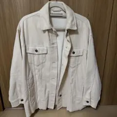 ZARA コーデュロイジャケット Mサイズ クリーム色
