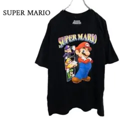 ☆SUPER MARIO☆ スーパーマリオ キャラクター集合Tシャツ C4827