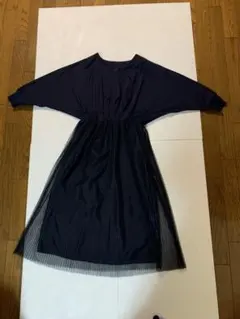 組曲2号Mサイズ相当ネイビー ワンピース　ドレス 春　夏　秋　冬
