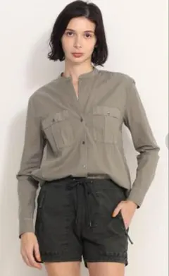 JAMES PERSE 長袖シャツ ベージュ サイズ0