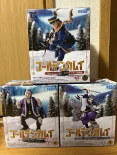 【新品未開封】ゴールデンカムイ XrossLink フィギュア 3体セット