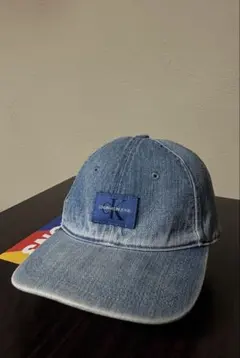 Calvin Klein カルバンクライン　カルクラ　キャップ　デニム　ブルーのサムネイル