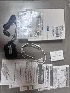 美品ELECOM ホテル用無線LANルーター WRH-300WH-Hのサムネイル