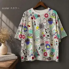 4新品　大きいサイズ　scolar スカラー Tシャツのサムネイル