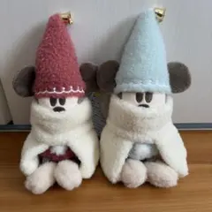 リルリンリン ぬいぐるみバッジ ディズニークリスマス2025 2個セット