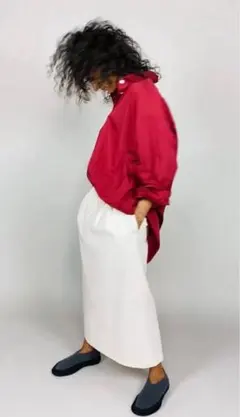 KINDERSALMON タックスカート ボーンホワイト 2(M)