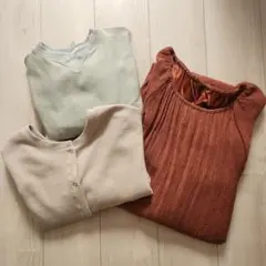 hinari まとめ売り3点セット ワンピース カーディガン スウェット