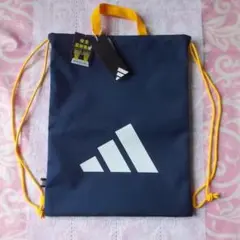 アデダス adidas ナップサックトートバッグネイビーイエロー