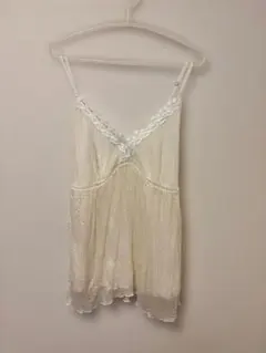 シルク100% アイボリーキャミソール