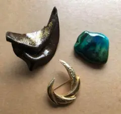 ブローチ 3点セット