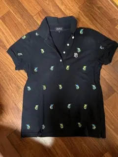 パーリーゲイツ ポロシャツ サイズ1（M）半袖 ゴルフレディース ネイビー