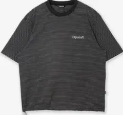 Optstuff DRAWSTRING BORDER T-SHIRT ネイビー
