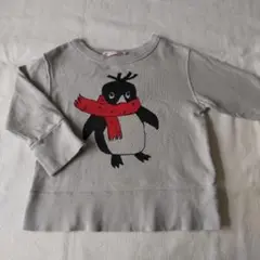 nini ニニ ペンギン トレーナー S◆日本製◆記名無し