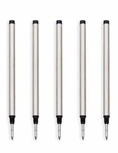 5本セット モンブラン 替え芯 ローラーボール用 リフィル 黒 M 中字 03