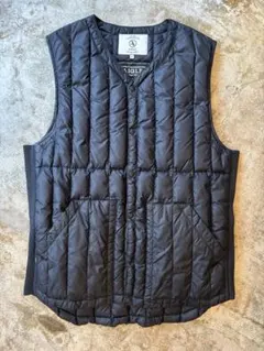 【美品】AIGLE エーグル キルティングダウンベスト　 黒　サイズXL