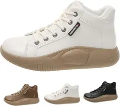 [CFFHRB] ブーツ レディース スニーカー　厚底 37センチ