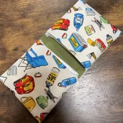 2002【2点100円、3点200円引き】アウトドア柄サニタリーケース