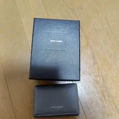 SAINT LAURENT グレーキーケース