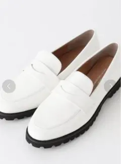 GREEN LABEL RELAXING ホワイトローファー（レインシューズ）