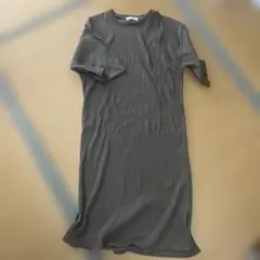 BACK NUMBER 半袖カットソーワンピース M