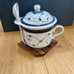 雅ORIGINAL まるほんとーき 三色唐草バラエティーカップ 茶碗蒸し セット