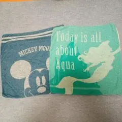 ディズニー夏用クッションカバー　2枚セット