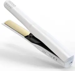 コードレス ヘアアイロン カール ストレート USB充電 急速 小型 イオン 白