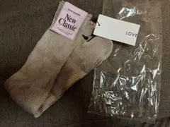 New Classic ベージュソックス