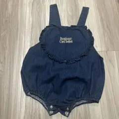 shein シーイン　ロンパース　デニム　バースデイ西松屋　韓国子供服　女の子