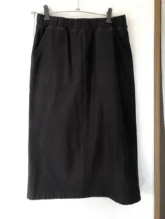 ユニクロ　デニムジャージースカート