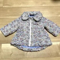 中綿ジャケット　コート　小花柄