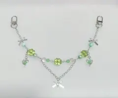 ハンドメイド チャーム 7 韓国 y2k クローバー スクバチャーム ゆめかわ