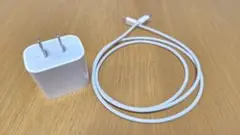 【純正品】iPad iPhone 20W PD 充電器★純正ケーブル付★