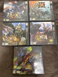 3DS モンスターハンター まとめ売り 5個セット