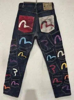 【美品】EVISU メニーポケット カモメ 戎 マルチカラー パリ 赤耳 30 2025年最新】evisu ジーンズ メニーポケットの人気アイテム