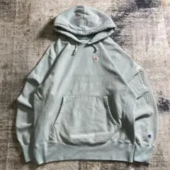 00s チャンピオン ライトブルー リバースウィーブ スウェット フーディー